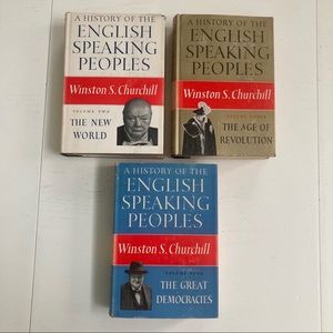 History of English Speaking Peoples WINSTON CHURCHILL # 2-4 Dodd Mead 1956-1958